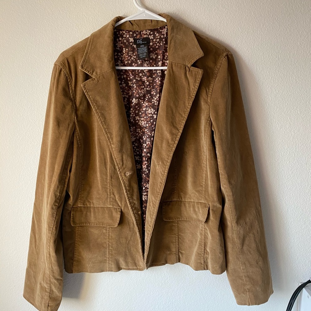 Brown Corduroy Blazer
